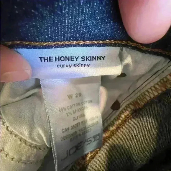 Joe's THE HONEY MID RISE CURVY SKINNY Jeans Medium Wash Ankle Size 29 - Picture 4 of 4